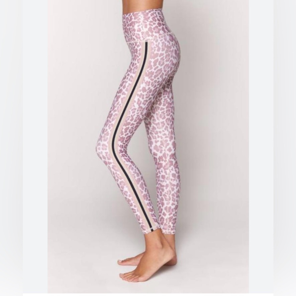 Spiritual Gangster SG Highwaisted 7/8 Legging Pink Leopard